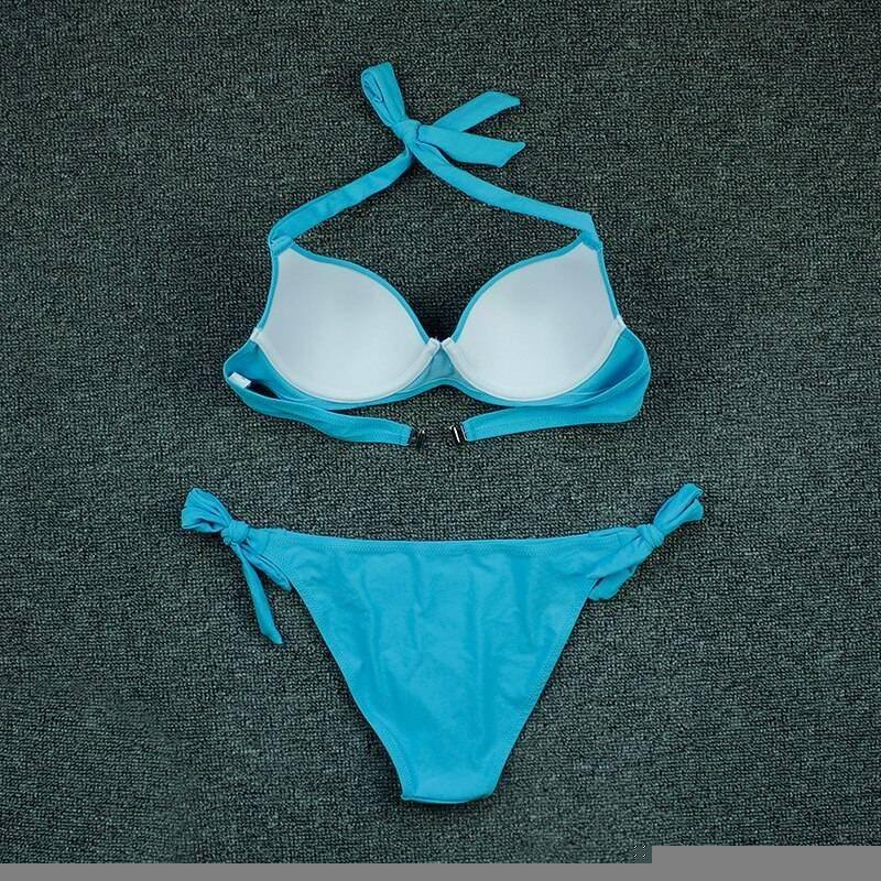 Plus Size Sexy Bikini 2020 Push Up Bikini Set Pink Swimwear Women Micro Swimsuit Female Bandage Biquini Beach Party Two-Piece XL Plus Size Sexy Bikini 2020 Push Up Bikini Set Pink Swimwear Women Micro Swimsuit Female Bandage Biquini Beach Party Two-Piece XL