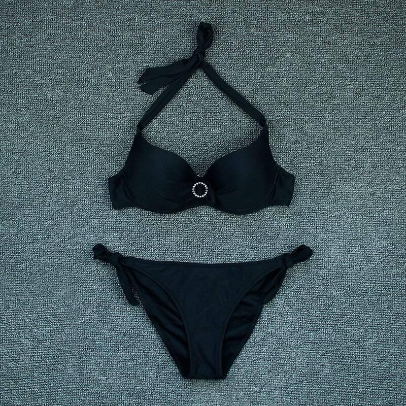 Plus Size Sexy Bikini 2020 Push Up Bikini Set Pink Swimwear Women Micro Swimsuit Female Bandage Biquini Beach Party Two-Piece XL Plus Size Sexy Bikini 2020 Push Up Bikini Set Pink Swimwear Women Micro Swimsuit Female Bandage Biquini Beach Party Two-Piece XL