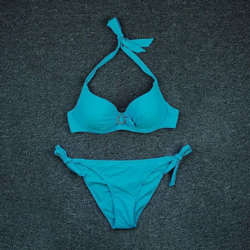 Plus Size Sexy Bikini 2020 Push Up Bikini Set Pink Swimwear Women Micro Swimsuit Female Bandage Biquini Beach Party Two-Piece XL Plus Size Sexy Bikini 2020 Push Up Bikini Set Pink Swimwear Women Micro Swimsuit Female Bandage Biquini Beach Party Two-Piece XL