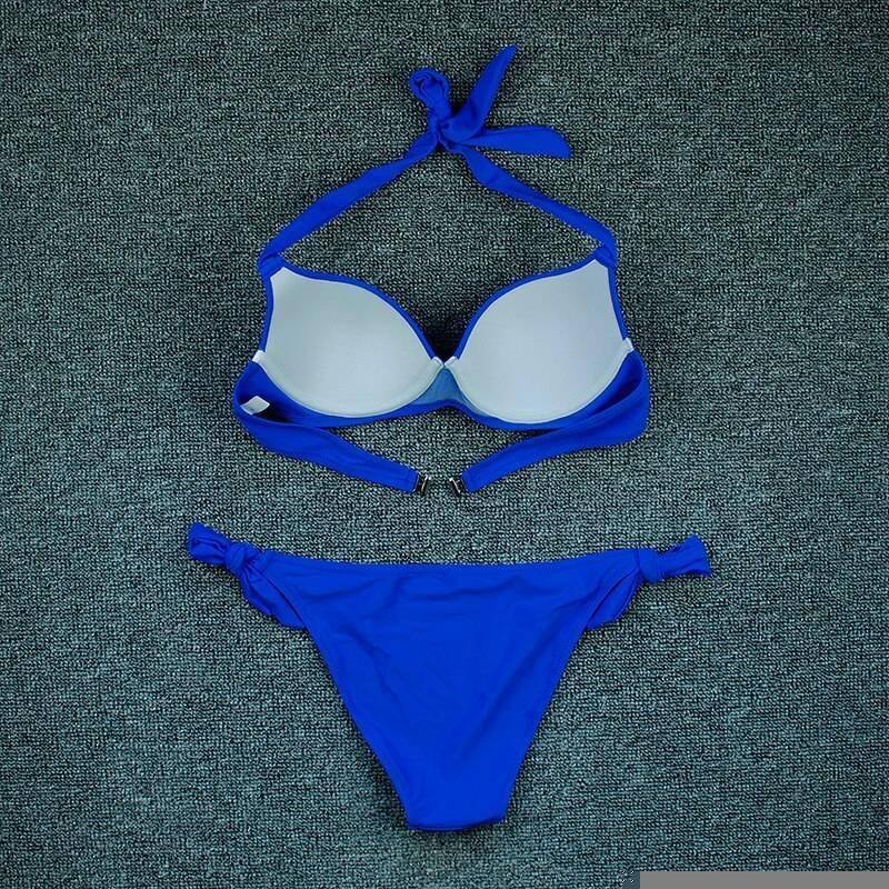 Plus Size Sexy Bikini 2020 Push Up Bikini Set Pink Swimwear Women Micro Swimsuit Female Bandage Biquini Beach Party Two-Piece XL Plus Size Sexy Bikini 2020 Push Up Bikini Set Pink Swimwear Women Micro Swimsuit Female Bandage Biquini Beach Party Two-Piece XL