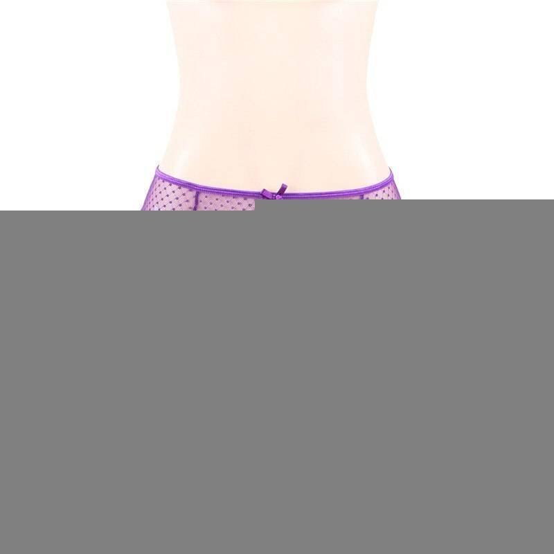 Comeonlover Sexy Panties Transparent Embroidery Lace Up Ladies Knickers Mesh Breathable Woman Underwear Hot Bragas Mujer PE5152