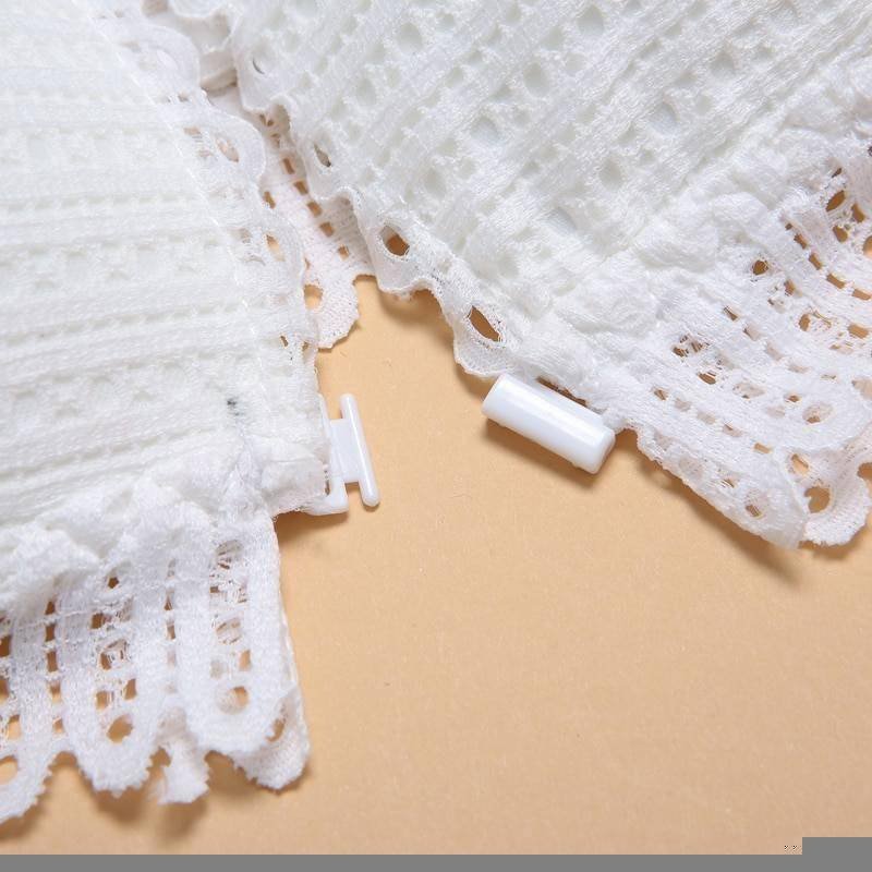 DERUILADY Sexy Lace Wireless Front Closure Bras For Women Sexy Lingerie Comfort Push Up Bra Adjusted Plus Size Backless Bralette