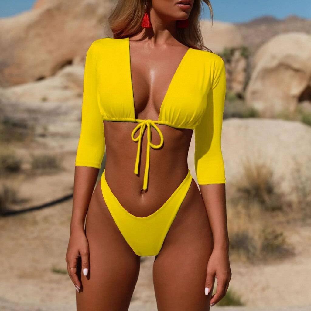 KLV Sexy Bikini 2019 Women Swimsuit Beachwear Push up Two piece Bathing Suit Bikini Swimwear Women Banthing Suit Bathers