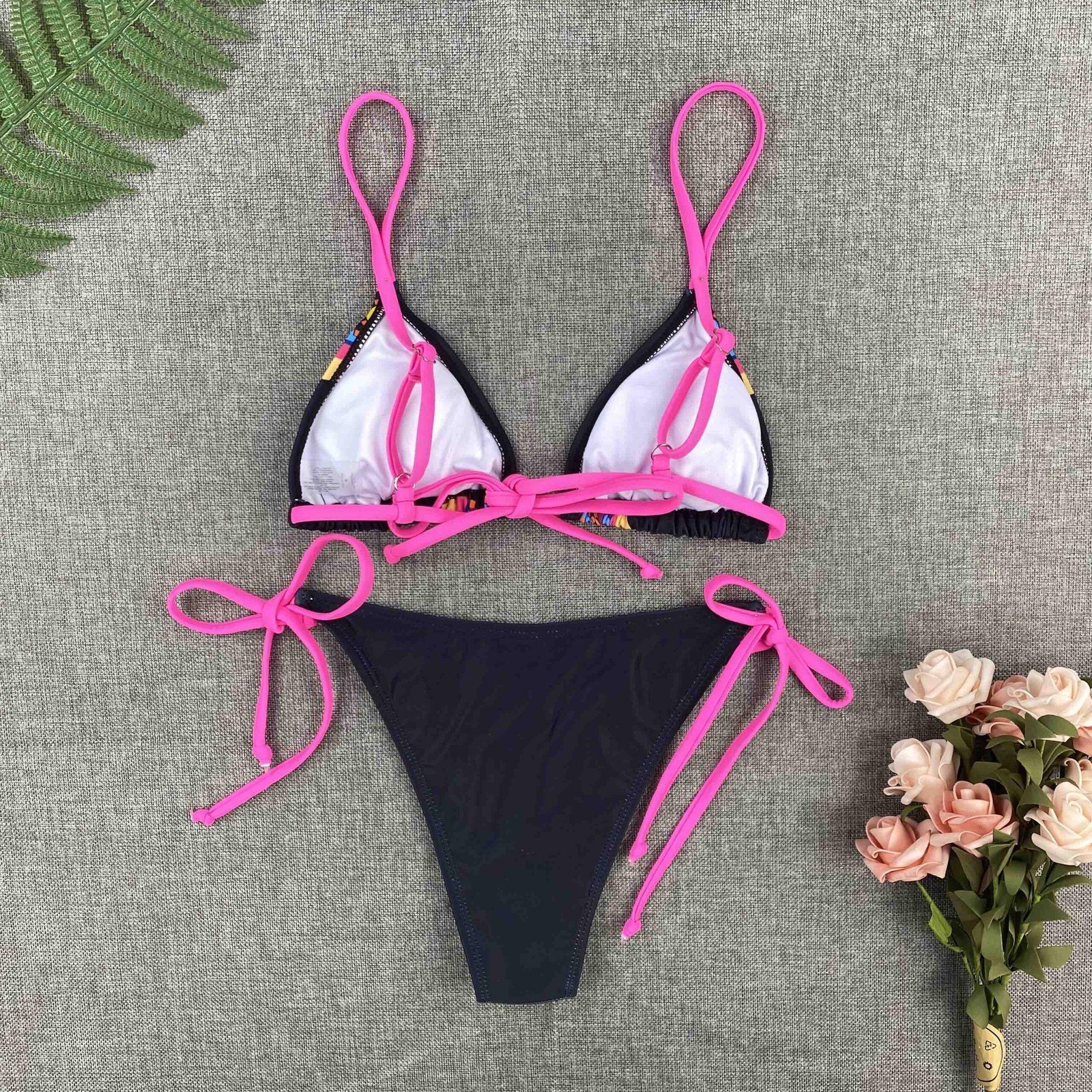 2020 Sexy Bikini Print Floral Ruffled Bikinis Swimwear Women Female Bathing Swimsuit Brazilian Biquini Beach Wear