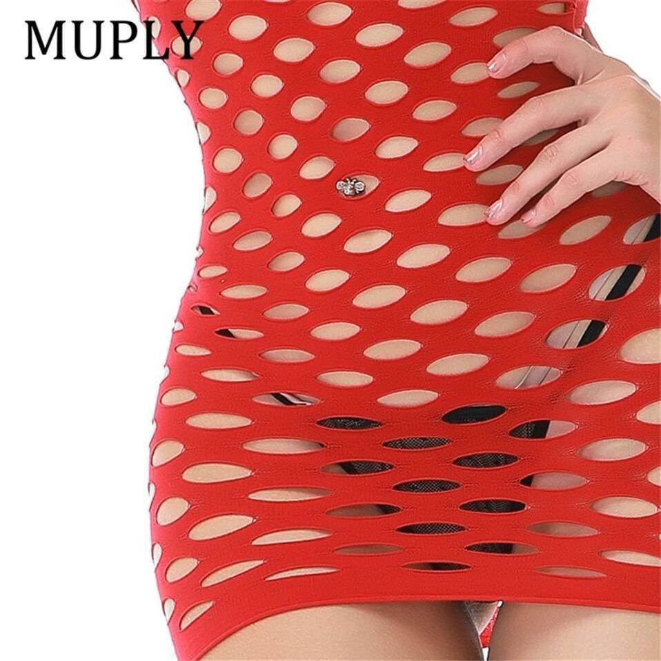2021 New Fishnet Underwear Elasticity Cotton Sexy Lingerie Lstry Hot Women Sex Costumes For Mesh Baby Doll Dress Erotic Lingerie