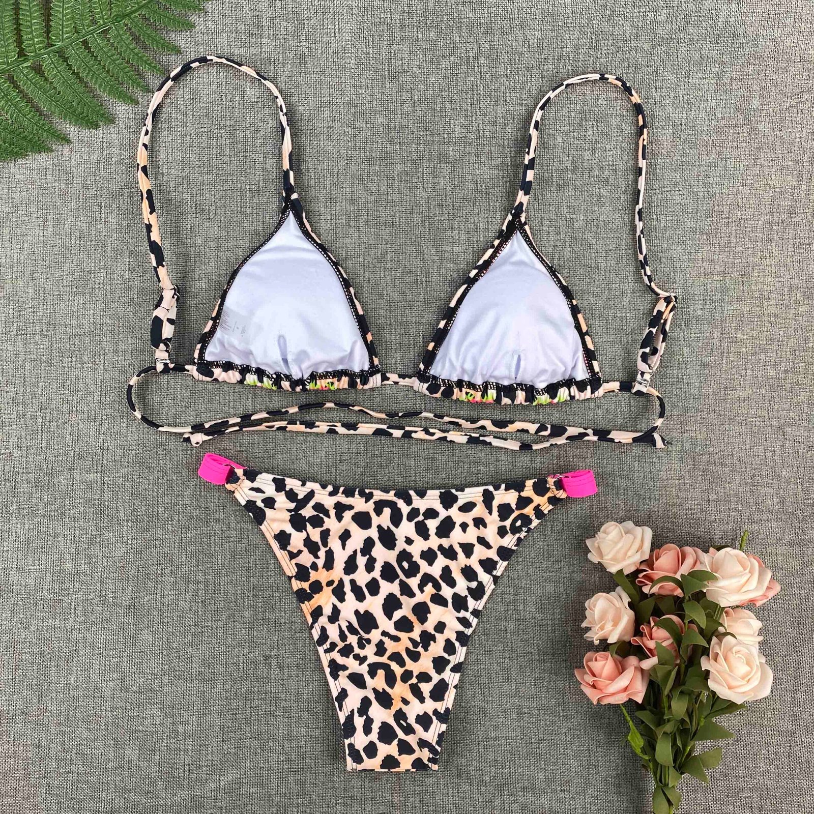 2020 Sexy Bikini Print Floral Ruffled Bikinis Swimwear Women Female Bathing Swimsuit Brazilian Biquini Beach Wear