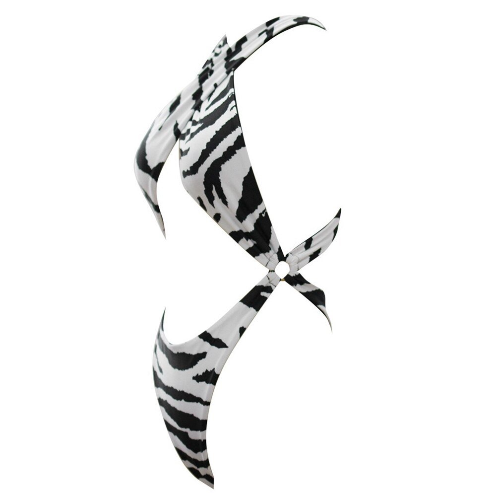 Reversible Swimsuit Tanga One Piece Swimsuit Sexy Tummy Cut Swimwear Halter Monokini High Leg Cut Bathing Suit Thong Swimsuits