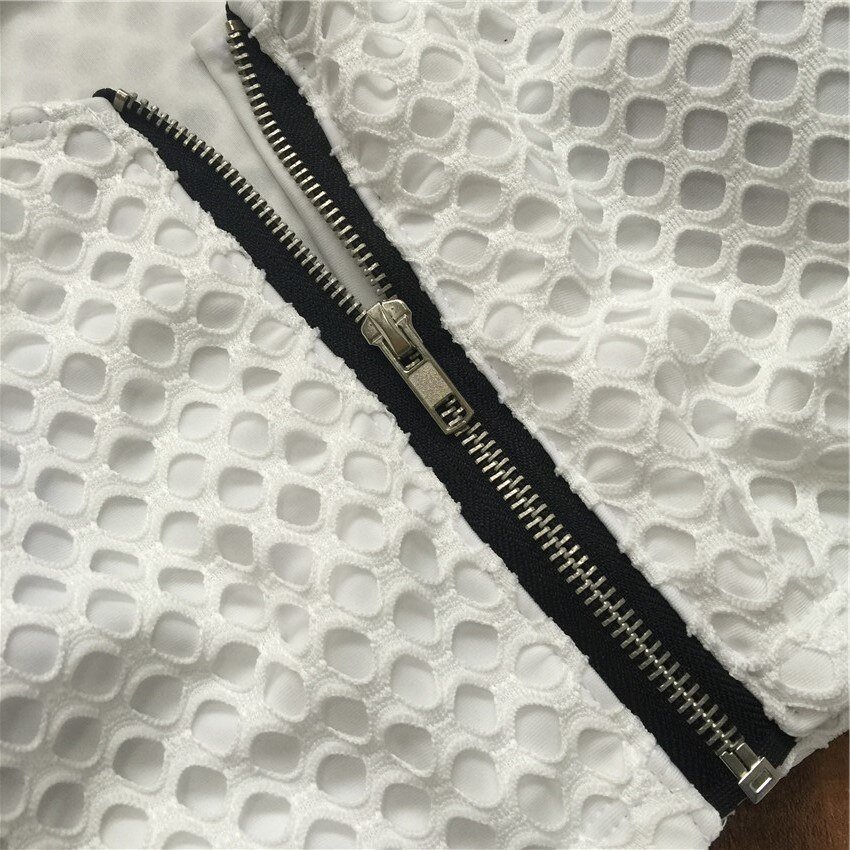 XL-4XL Plus Size Bikini Set Pad Zipper Front Swimsuit Large Swimwear 2019 High Waist Monokini Female Short Sleeve Bathing Suit