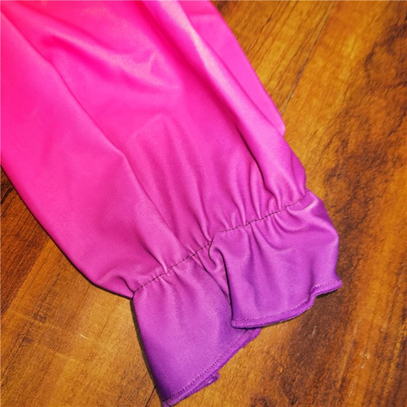 Tie Dye Swimwear 2021 Women's Swimsuit Separate Long Sleeve Swimming Suit Push Up Bikinis Bachelorette Party Trikini