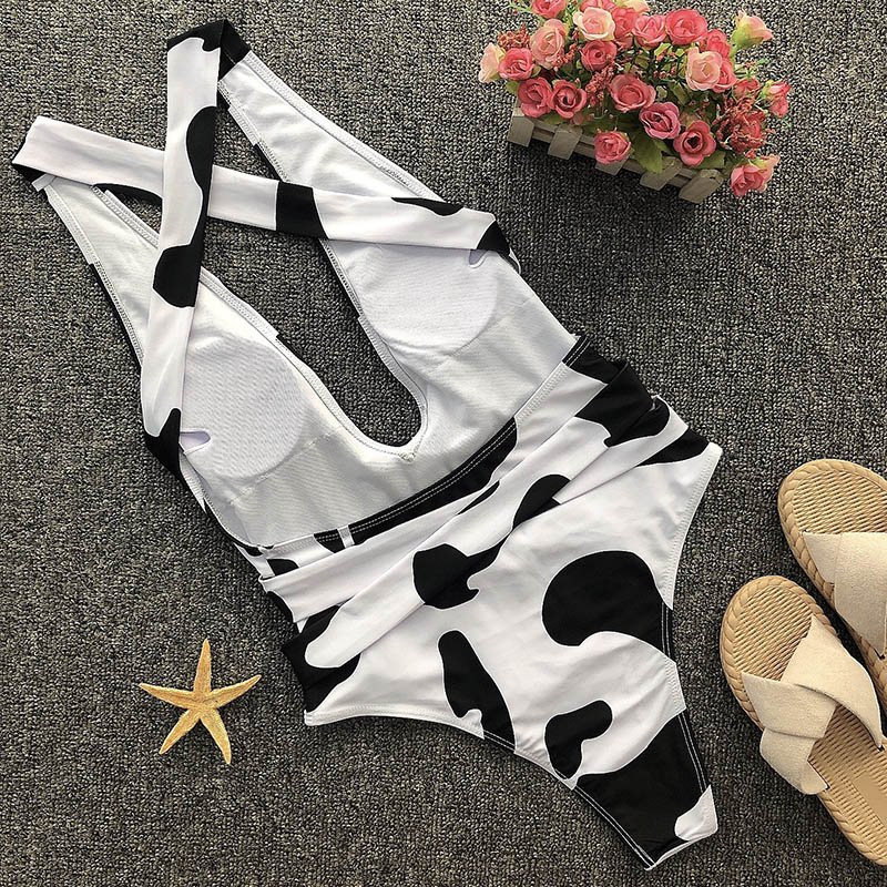 INGAGA 2021 Sexy Plunging Swimsuit One Piece High Cut Swimwear Women Cross Bandage Beachwear Summer Backless Bathing Suit Women INGAGA 2021 Sexy Plunging Swimsuit One Piece High Cut Swimwear Women Cross Bandage Beachwear Summer Backless Bathing Suit Women