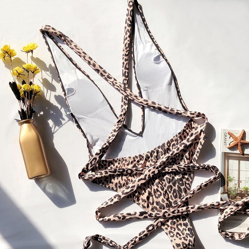 INGAGA 2021 Sexy Plunging Swimsuit One Piece High Cut Swimwear Women Cross Bandage Beachwear Summer Backless Bathing Suit Women INGAGA 2021 Sexy Plunging Swimsuit One Piece High Cut Swimwear Women Cross Bandage Beachwear Summer Backless Bathing Suit Women