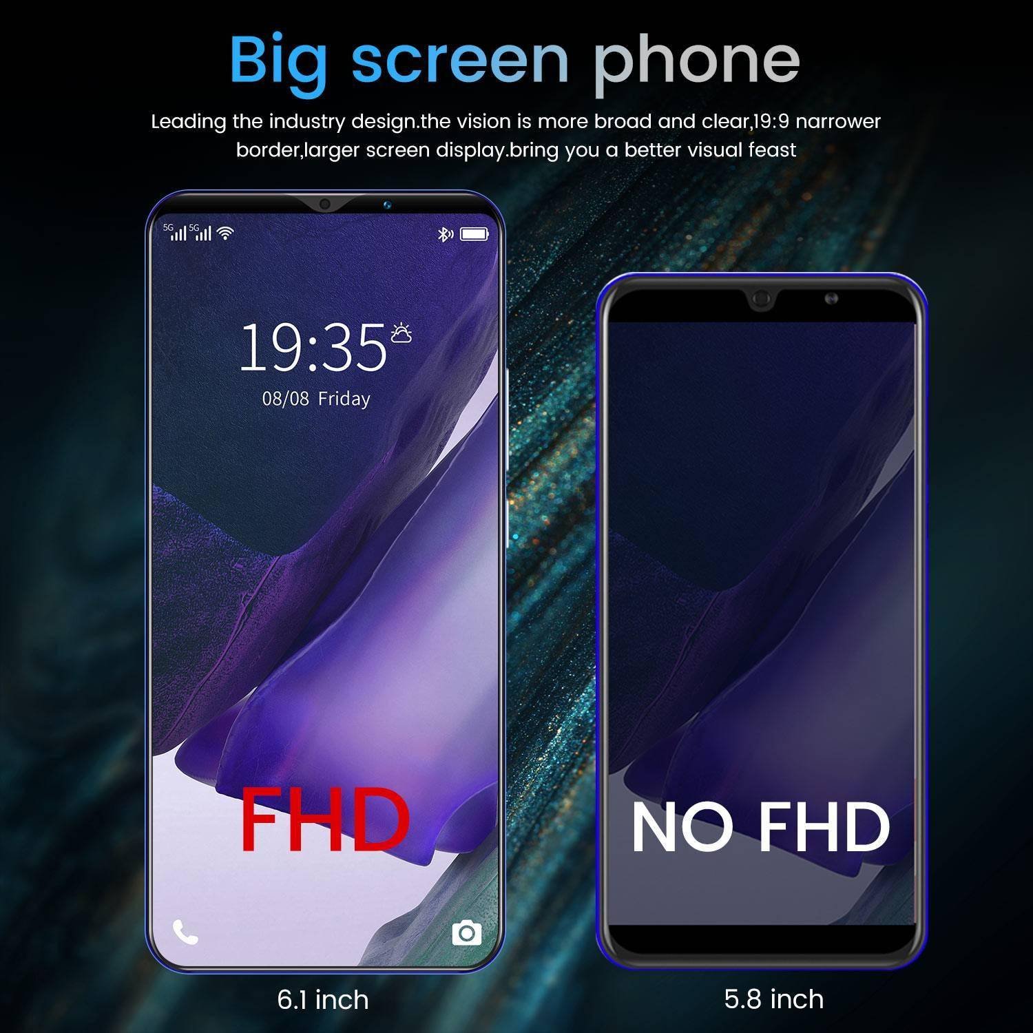 Note30 Plus Cheap Smart Phone 2021 New 4+64GB 13+24MP 1080*2320 Andriod 10 Cellphones 4800mAh Face ID MTK6889 Mobile Phone