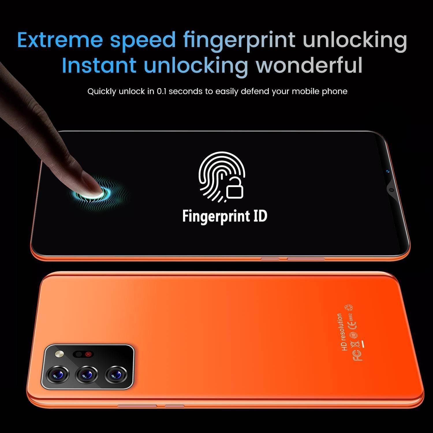 Note30 Plus Cheap Smart Phone 2021 New 4+64GB 13+24MP 1080*2320 Andriod 10 Cellphones 4800mAh Face ID MTK6889 Mobile Phone