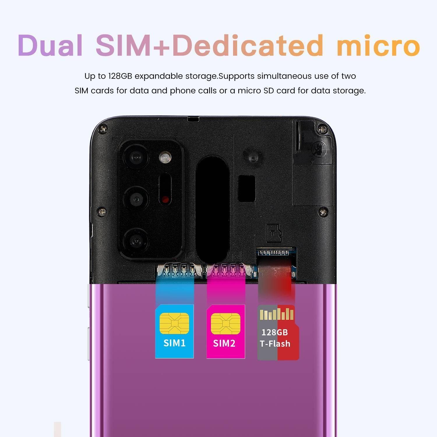 Note30 Plus Cheap Smart Phone 2021 New 4+64GB 13+24MP 1080*2320 Andriod 10 Cellphones 4800mAh Face ID MTK6889 Mobile Phone