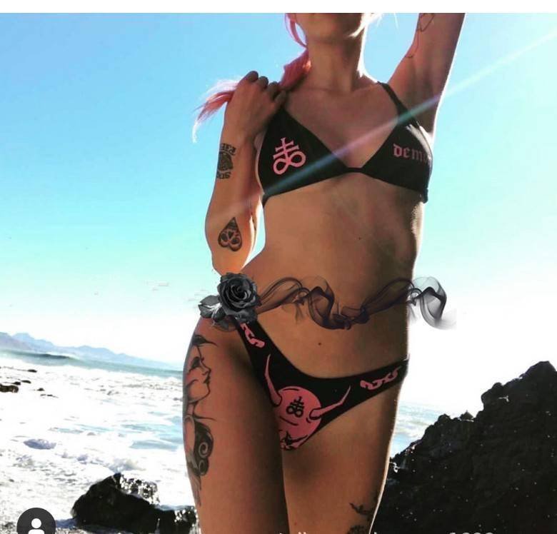 Women Sexy Bikinis Set Swimsuit Female 2021 Bikini Set New Sexy Letter Print High Waist Swim Suit Swimwear Retro Bathing Suit