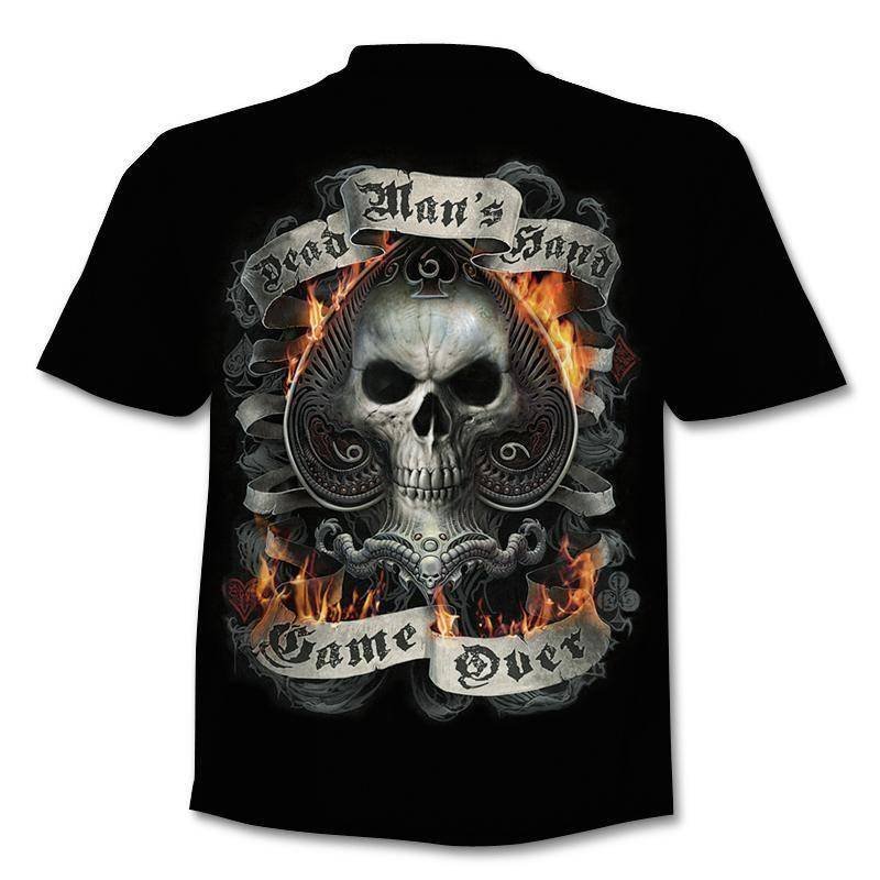 Brand Motorcycle T Shirt Punk T-shirt Knight Shirts 3d T Shirt Men Casual Vintage Hip Hop Summer Tee Top Homme Clothes